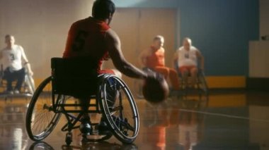 Tekerlekli sandalye basketbol oyunu