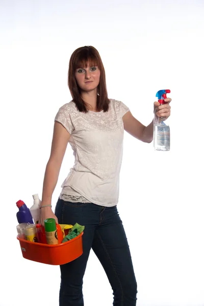 Cleaner woman — Stock Photo, Image