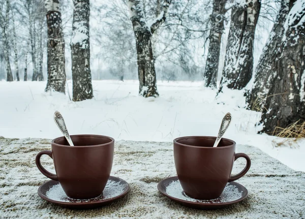 İki bardak çay. — Stok fotoğraf