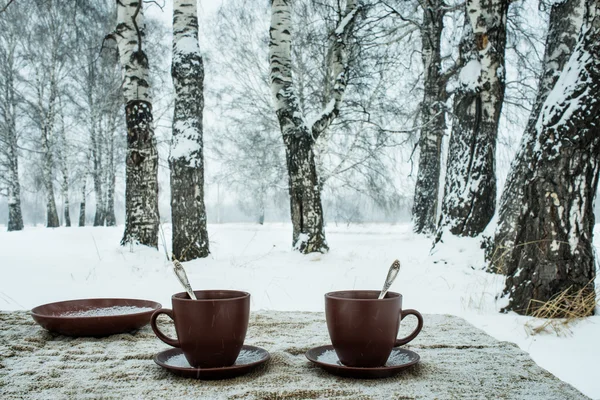 Două cești de ceai — Fotografie, imagine de stoc