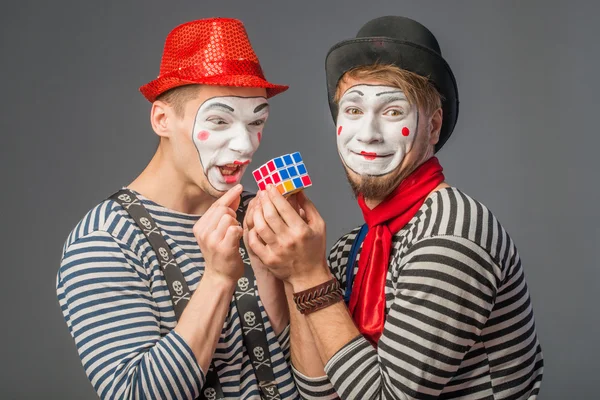 Two clowns — Stock Photo, Image