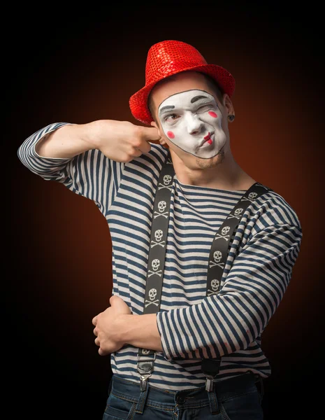 Funny clown — Stock Photo, Image