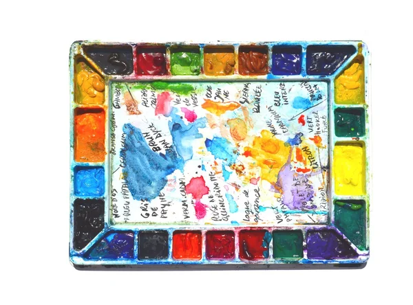 watercolorist palet