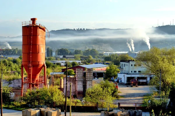 Průmyslová krajina — Stock fotografie