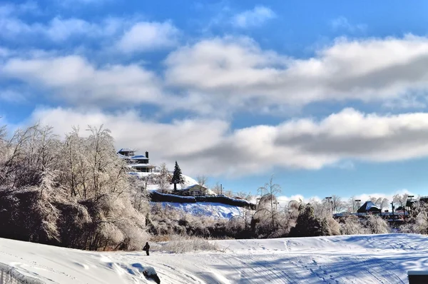 Winter in Sherbrooke — Stockfoto