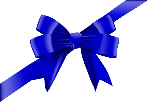 Mavi yay beyaz arkaplanda izole edildi