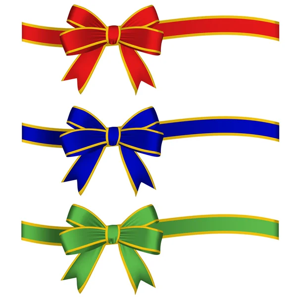 Beyaz arka plan üzerinde izole altın şerit ile düğüm ayarlama