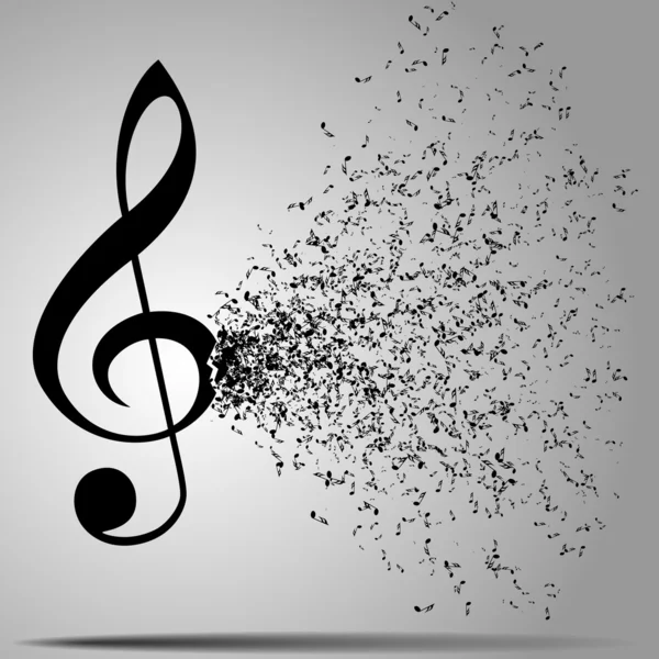 müzik notaları personel arka plan. vektör çizim.