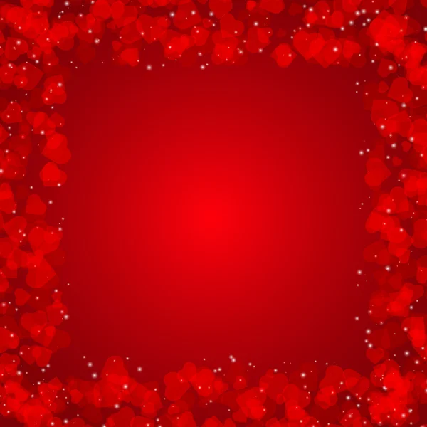 Sevgililer vintage kartı yürekleri. vektör çizim