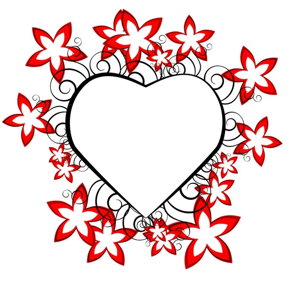 Valentines day background with hearts — Stock Vector