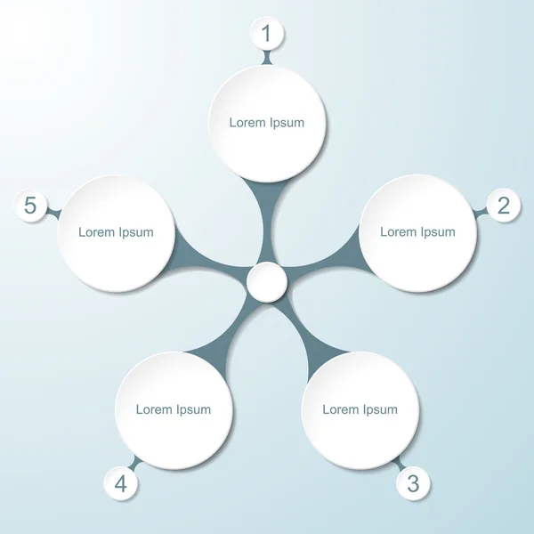 Šablona návrhu Infographic. vektorové ilustrace — Stockový vektor