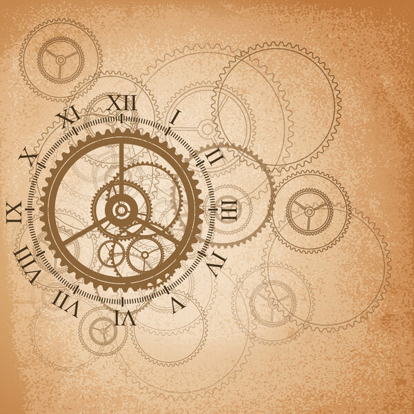 Абстрактный технологический фон. Векторная иллюстрация
