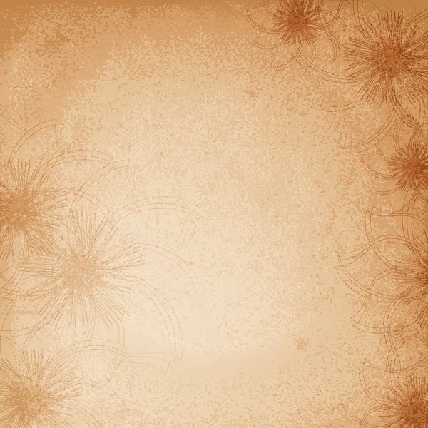 Retro çiçek background. vektör çizim