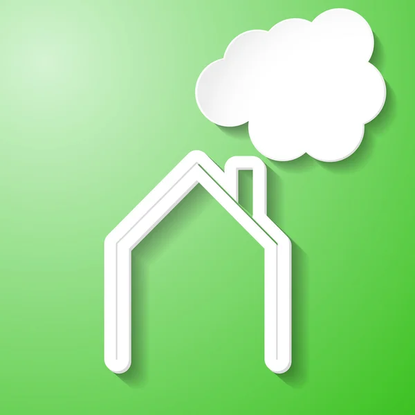 Gayrimenkul simgesi arka plan. vektör çizim