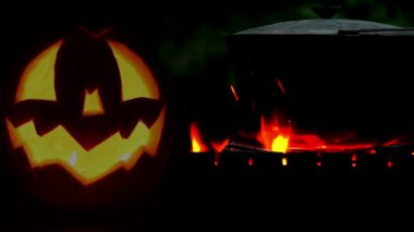 kamp ateşi Film Halloween pot