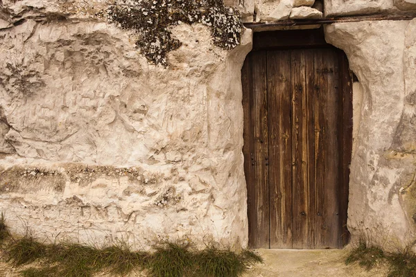 Viejo mago cueva casa puerta — Foto de Stock