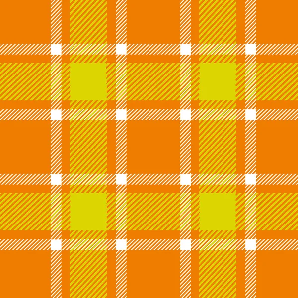 Oranje geruite patroon — Stockvector
