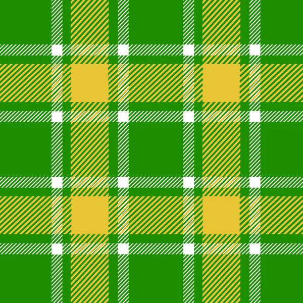Green plaid pattern — Stock Vector