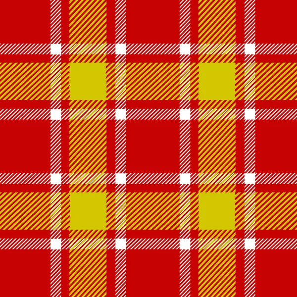 Red plaid pattern — Stock Vector
