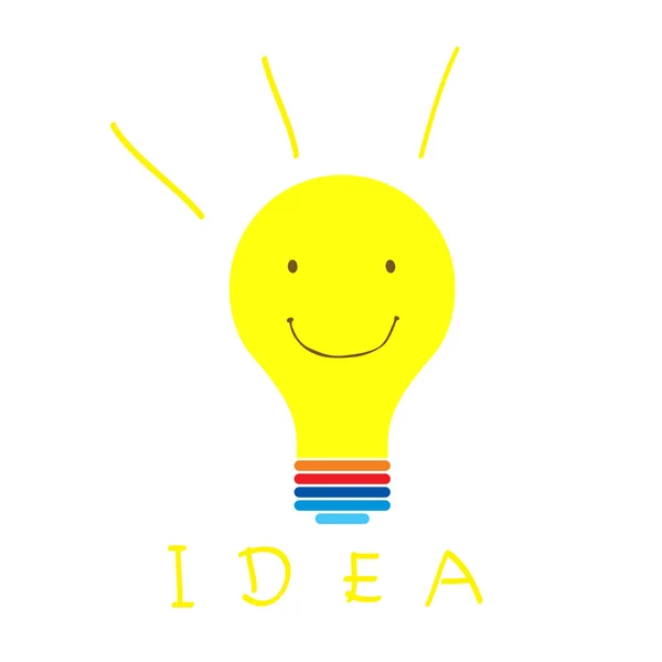 Idea sonrisa — Vector de stock