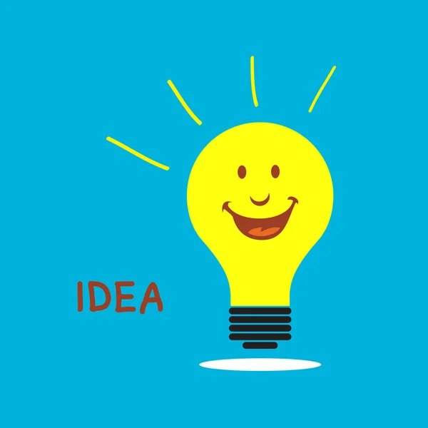 Idea sonrisa — Vector de stock