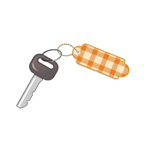 Keys with label — Stock Vector