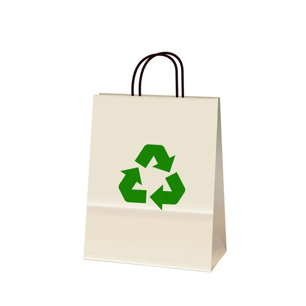 Recycle bag — Stock Vector