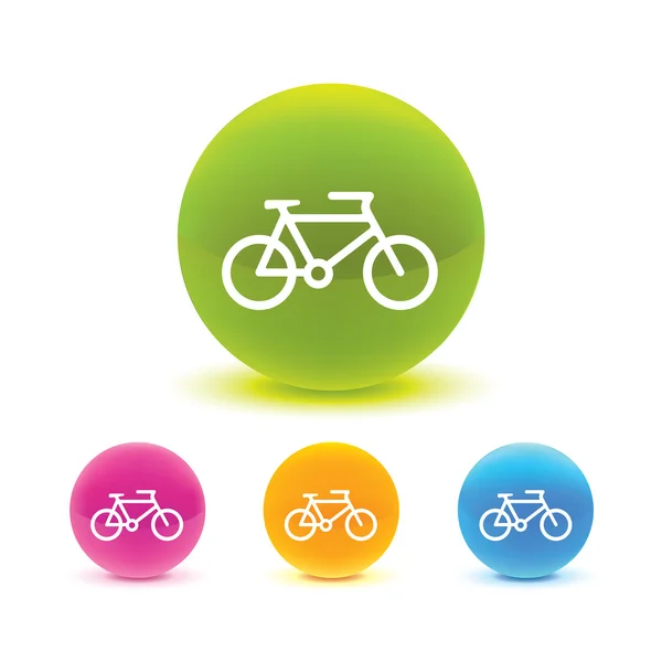 Bicycle icon web — Stock Vector