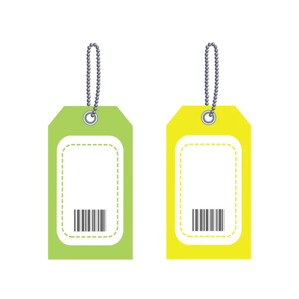 Tag barcode — Stock Vector