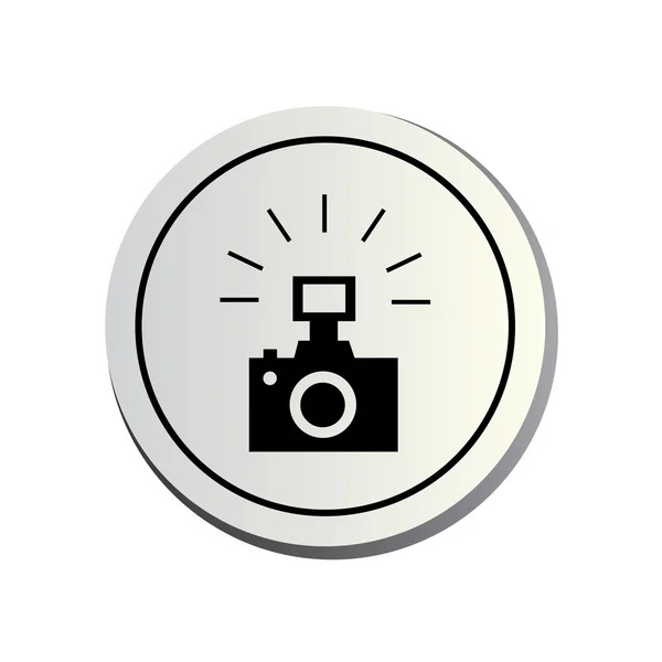 Camera label — Stock Vector