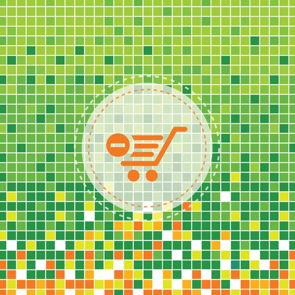 Shopping cart symbol — Stock Vector