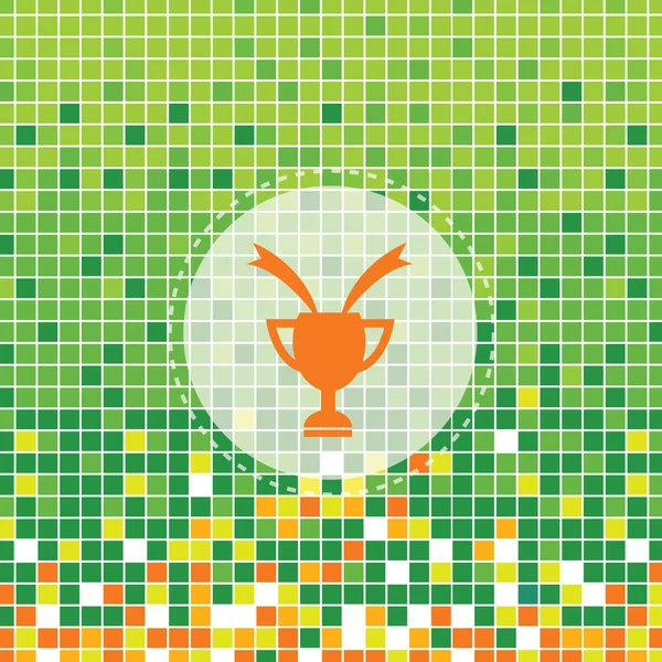 Champions cup symbol — Stock Vector