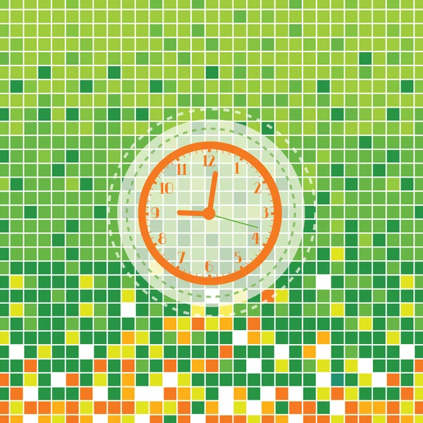 Symbole d'horloge — Image vectorielle