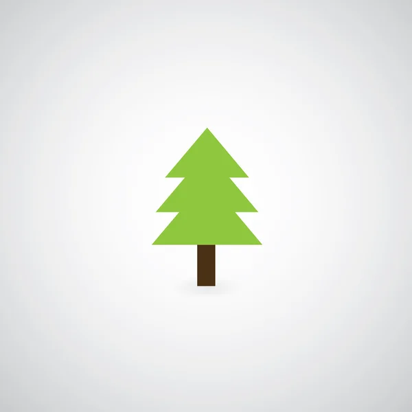 Símbolo árbol — Vector de stock