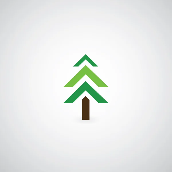 Símbolo árbol — Vector de stock