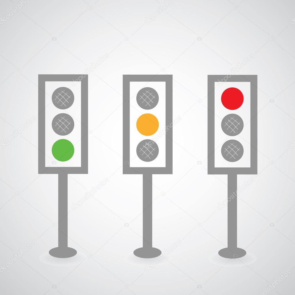 Traffic lights symbol