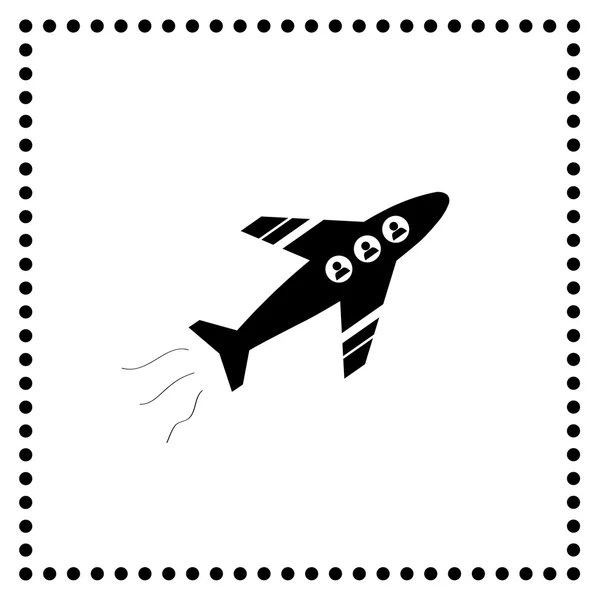 Символ самолета — стоковый вектор