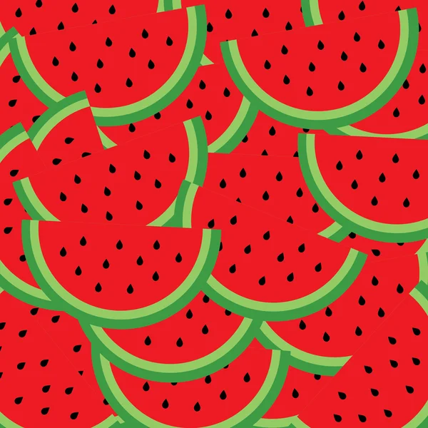 Wassermelone Hintergrund — Stockvektor