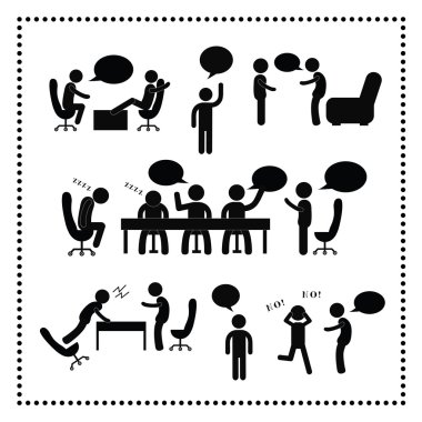 konuşan kişi simgesi