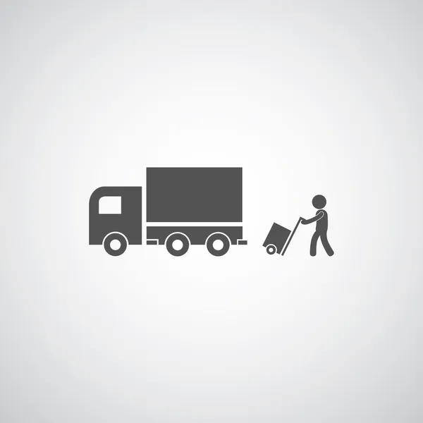 Symbole de camion — Image vectorielle