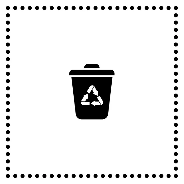 Символ мусорки — стоковый вектор