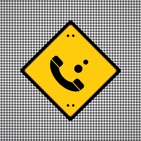 Phone sign — Stock Vector