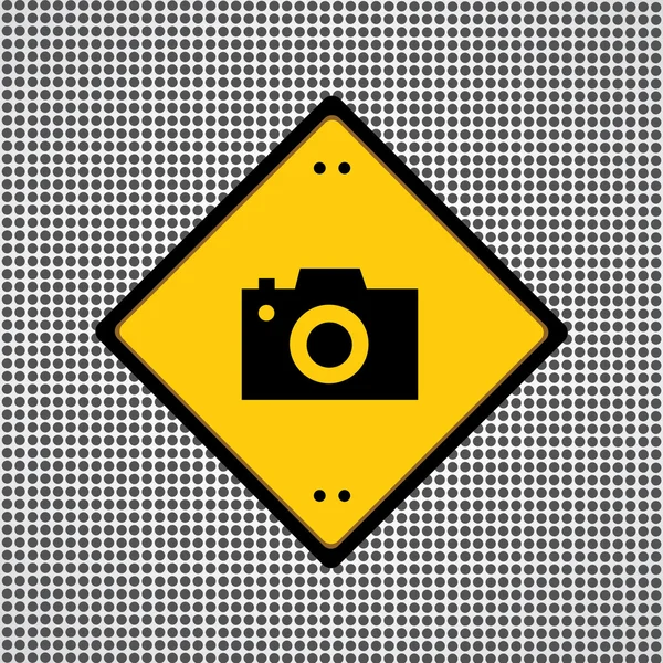 Signe de caméra — Image vectorielle