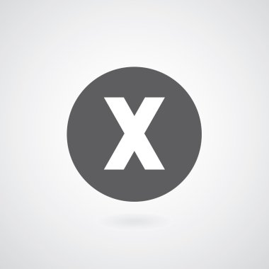 temel yazı tipi harf x