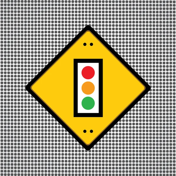 Traffic lights symbol — Stock Vector