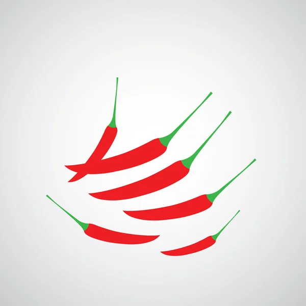 Symbol papryka chili — Wektor stockowy
