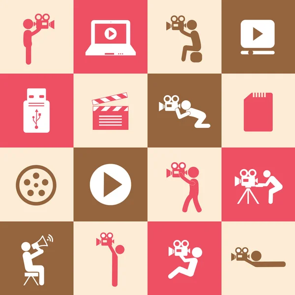 Media film symbool — Stockvector