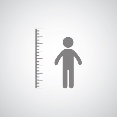 height measurement clipart