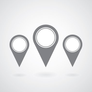  İşaretçi simgesi gps işareti