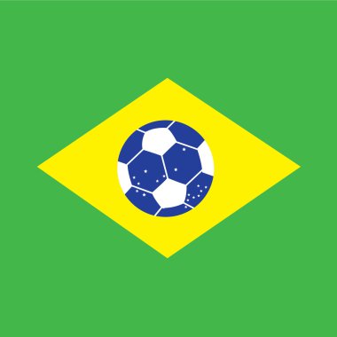 Futbol Brezilya bayrağı
